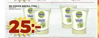 Nya Pulsen No touch refill tvål erbjuda