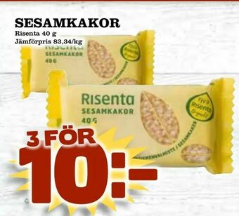 Nya Pulsen Sesamkakor erbjuda