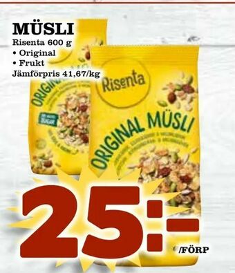 Nya Pulsen Müsli erbjuda