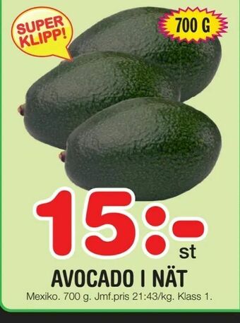 Nya Pulsen Avocado i nät erbjuda