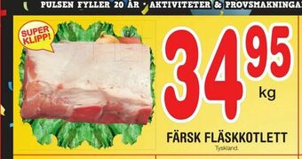 Nya Pulsen Färsk fläskkotlett erbjuda