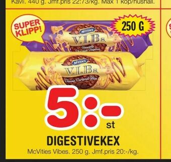 Nya Pulsen Digestivekex erbjuda