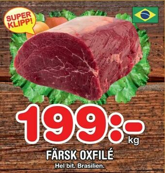 Nya Pulsen Färsk oxfilé erbjuda
