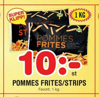 Nya Pulsen Pommes frites/strips erbjuda