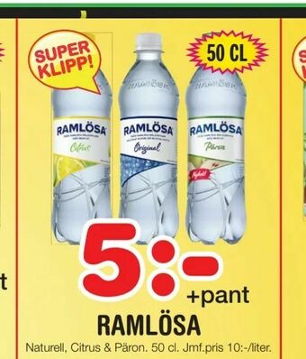 Nya Pulsen Ramlösa erbjuda