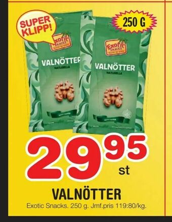 Nya Pulsen Valnötter erbjuda