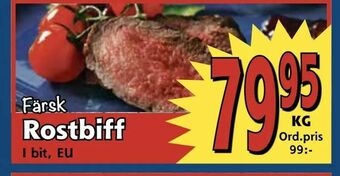 Supergrossen Rostbiff erbjuda
