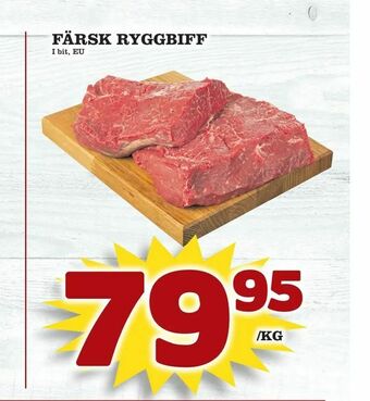 Supergrossen Färsk ryggbiff erbjuda