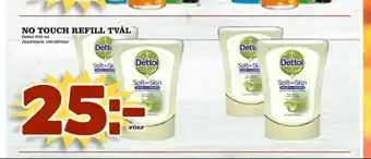 Supergrossen No touch refill tvål erbjuda