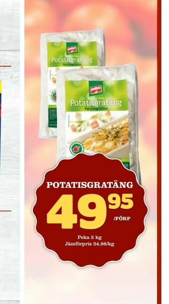 Supergrossen Potatisgratäng erbjuda