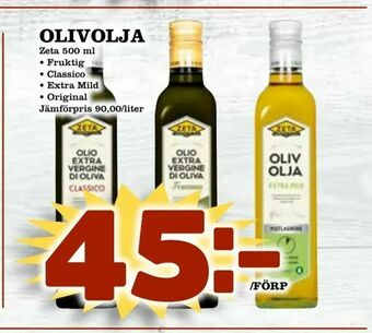 Supergrossen Olivolja erbjuda