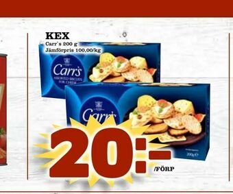 Supergrossen Kex erbjuda