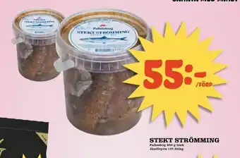 Supergrossen Stekt strömming erbjuda