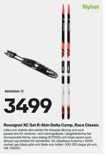 Rossignol XC Set R-Skin Delta Comp, Race Classic