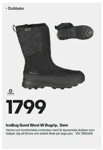 XXL IceBug Sund Wool W Bugrip, Dam erbjuda