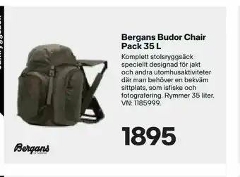XXL Bergans Budor Chair Pack 35 L erbjuda
