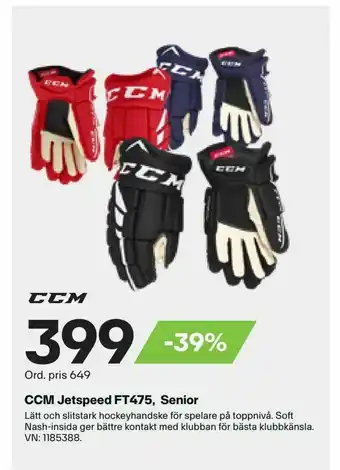 XXL CCM Jetspeed FT475, Senior erbjuda