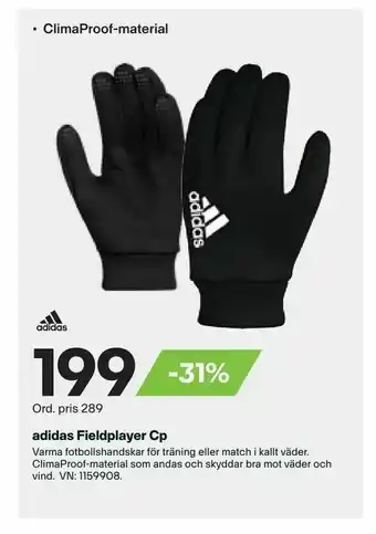 XXL adidas Fieldplayer Cp erbjuda