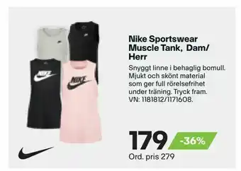 XXL Nike Sportswear Muscle Tank, Dam/ Herr erbjuda