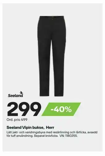 XXL Seeland Vipin bukse, Herr erbjuda