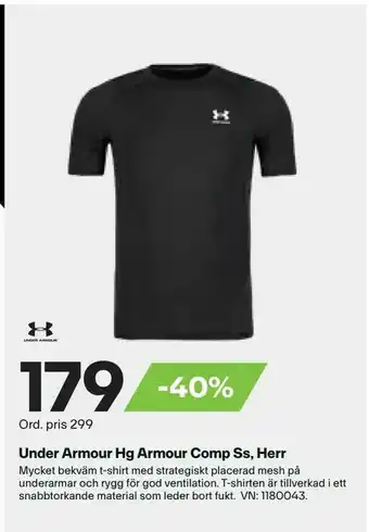 XXL Under Armour Hg Armour Comp Ss, Herr erbjuda
