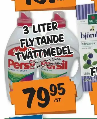 Bazaar Food market 3 liter flytande tvättmedel erbjuda