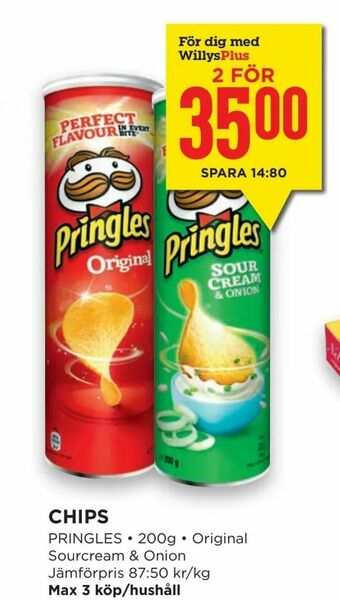 Willys Hemma Chips erbjuda