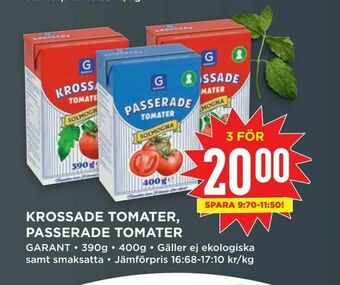 Willys Hemma Krossade tomater, passerade tomater erbjuda