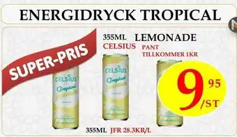 Matmixen Energidryck tropical erbjuda