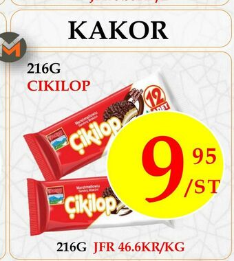 Matmixen Kakor erbjuda