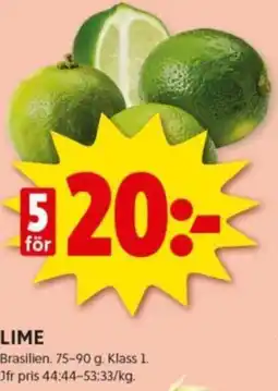 ICA Kvantum LIME erbjuda