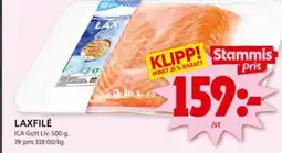 ICA Kvantum LAXFILÉ erbjuda