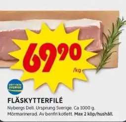 ICA Kvantum FLÄSKYTTERFILÉ erbjuda