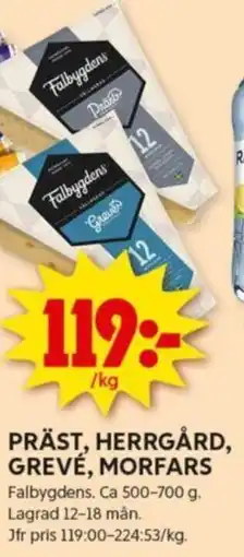 ICA Kvantum PRÄST, HERRGÅRD, GREVÉ, MORFARS erbjuda