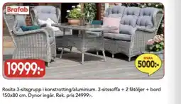 Bo Ohlsson Brafab utemöbler erbjuda