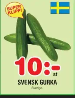 Nya Pulsen SVENSK GURKA erbjuda