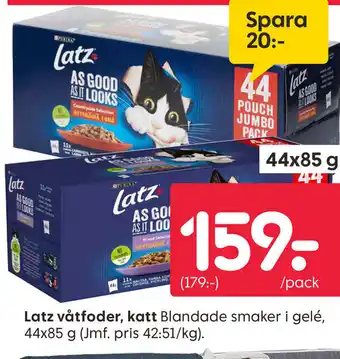 Rusta Latz våtfoder, katt erbjuda