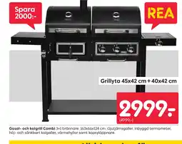 Rusta Gasol- och kolgrill Combi erbjuda