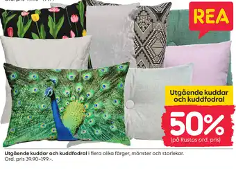Rusta Utgående kuddar och kuddfodral erbjuda