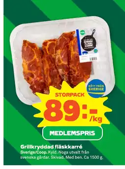 Stora Coop Grillkryddad fläskkarré erbjuda