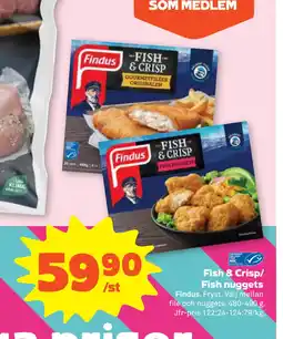 Stora Coop Fish & Crisp/ Fish nuggets erbjuda