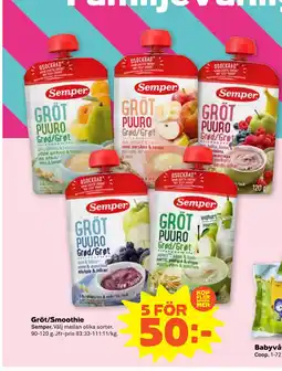Stora Coop Gröt/Smoothie erbjuda