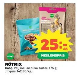 Coop NÖTMIX erbjuda