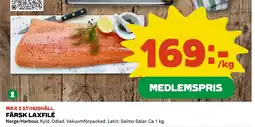Coop Daglivs FÄRSK LAXFILÉ erbjuda