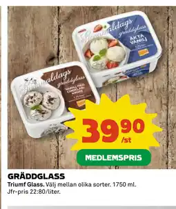 Coop Daglivs GRÄDDGLASS erbjuda