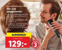 Lidl Hår- och skäggtrimmer erbjuda