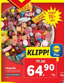 Lidl Lösgodis erbjuda