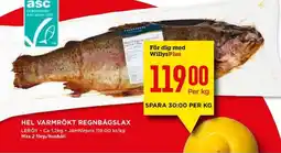Willys HEL VARMRÖKT REGNBÅGSLAX erbjuda