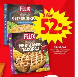 ICA Maxi Felix matpajer erbjuda