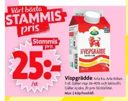Arla vispgrädde